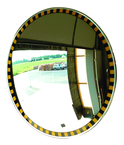 26" Outdoor Convex Mirror-Safety Border - Caliber Tooling