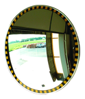 26" Indoor Convex Mirror-Safety Border - Caliber Tooling