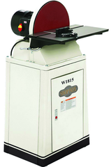 15" Disc Sander with Brand and Stand - Caliber Tooling