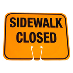 Cone Sign Sidewalk Closed - Caliber Tooling