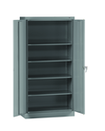 36"W x 24"D x 72"H Storage Cabinet with Adj. Shelves and Raisd Base - Knocked-Down - Caliber Tooling