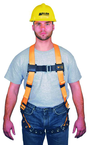 Non-Stretch Harness w/Mating buckle Shoulder Straps; Tongue Buckle Leg Straps & Mating Buckle Chest Strap - Caliber Tooling