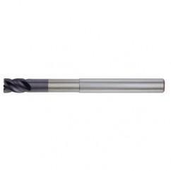 1/2x1/2x5/8x2-1/4x4 .120R 4FL Carbide End Mill-Weldon Shank-TiAlN - Caliber Tooling