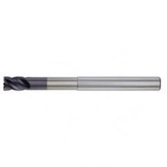 1/2x1/2x5/8x2-1/4x4 .120R 4FL Carbide End Mill-Weldon Shank-TiAlN - Caliber Tooling