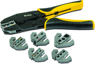 TITAN 7 Pc. Ratcheting Terminal Crimping Set - Caliber Tooling