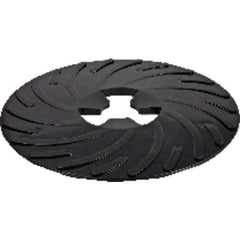 3M Disc Pad Face Plate Ribbed 81733 5″ Hard Black - Caliber Tooling