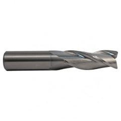 7/16 TuffCut GP 3 Fl Std. Lgth. TiN Coated Center Cutting End Mill - Caliber Tooling