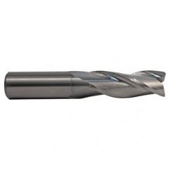 3.5mm TuffCut GP Std. Length 3 FL Center Cutting End Mill ALtima coated - Caliber Tooling