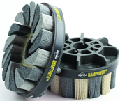 100mm x 18mm - 180 Grit - Nampower™ Nylon Abrasive Turbine Brush - Caliber Tooling