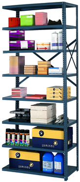 36 x 24 x 85'' (8 Shelves) - Open Style Add-On Shelving Unit - Caliber Tooling