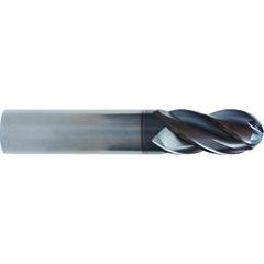 3/4x3/4x1-1/2x4 4 Flute Ball Nose TuffCut® XT HP End Mill ALtima® Blaze Coated - Caliber Tooling