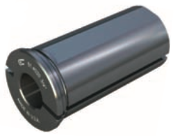 VDI Style Toolholder Bushing - Type "BV" - (OD: 40mm x ID: 1/2") - Part #: CNC86 61.4012 - Caliber Tooling