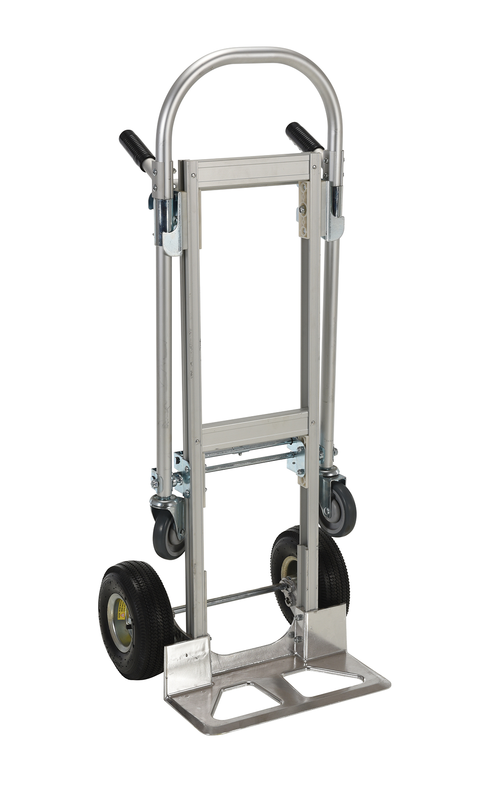 Aluminum Frame Hand Truck/Platform Truck - #CAHT-500; 500 lb Capacity - Caliber Tooling