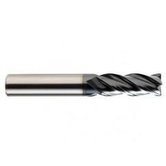 7/16 x 7/16 x 1 x 2-3/4 4Fl .015 C/R Carbide End Mill - TiALN - Caliber Tooling