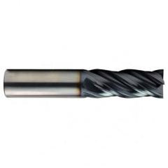 5/8 x 5/8 x 3 x 6 4Fl  Square Carbide End Mill - TiALN - Caliber Tooling