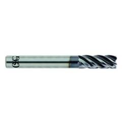 3/8 x 3/8 x 7/8 x 2-1/2 5Fl .015 C/R Carbide End Mill - TiALN - Caliber Tooling