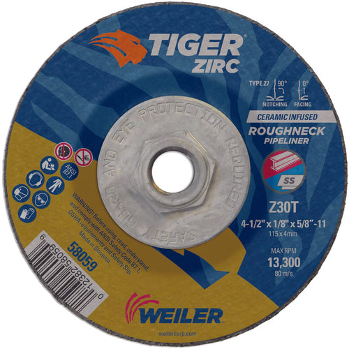 6X1/8 Z30T ZIRC T27 ROUGHNECK WHL - Caliber Tooling