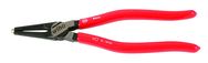 Straight Internal Retaining Ring Pliers 1.5 - 4" Ring Range .090" Tip Diameter with Soft Grips - Caliber Tooling
