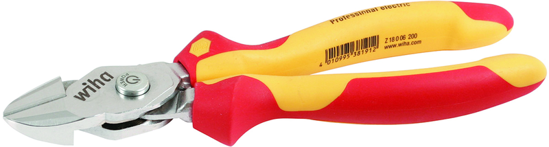 8" Insulated BiCut SuperCut Compound Cutters with Natural Brush Finish - Caliber Tooling