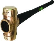 8 lb Head, 30" B.A.S.H® Brass Hammer - Caliber Tooling