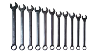 11 Piece Supercombo Wrench Set - Black Oxide Finish SAE; 1-5/16 - 2"; Tools Only - Caliber Tooling