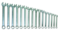 16 Piece Supercombo Wrench Set - High Polish Chrome Finish SAE; 1-5/16 - 2-1/2"; Tools Only - Caliber Tooling