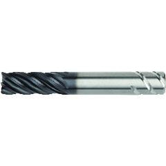 3/16x3/16x3/4x2-1/2 .015R 5FL Carbide End Mill-Round Shank-AlTiN - Caliber Tooling