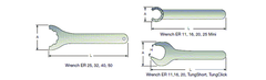 WRENCH COOL TUBE HSK 63 Spare Part - Caliber Tooling