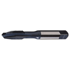 ‎#8-32 UNC 3 Flute H3 HSS (M4) Spiral Point Tap for Steel and Stainless Steel- Steam Oxide - Exact Industrial Supply