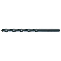 3/8 RHS / RHC HSS 118 Degree Radial Point General Purpose Taper Length Drill - Steam Oxide - Exact Industrial Supply