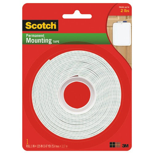 Scotch Indoor Double-Sided Mounting Tape 314S-MED 1″ × 125″ (2.54 cm × 3.17 m) - Caliber Tooling