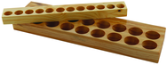 TG150 - Wood Tray - 33 Pcs. - Caliber Tooling