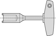 HSK40 Wrench for HSK Coolant Tube - Caliber Tooling