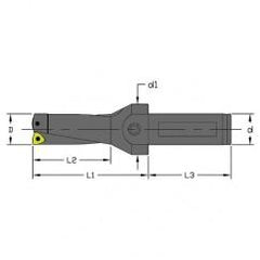 UD-1812-2D-150 2XD Indexable Drill - Caliber Tooling