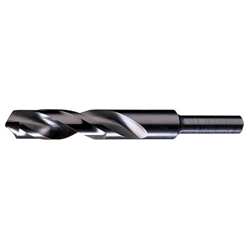 3/4 RHS / RHC HSS 118 Degree Radial Point 1/2″ Reduced Shank Silver & Deming Drill - Steam Oxide - Exact Industrial Supply