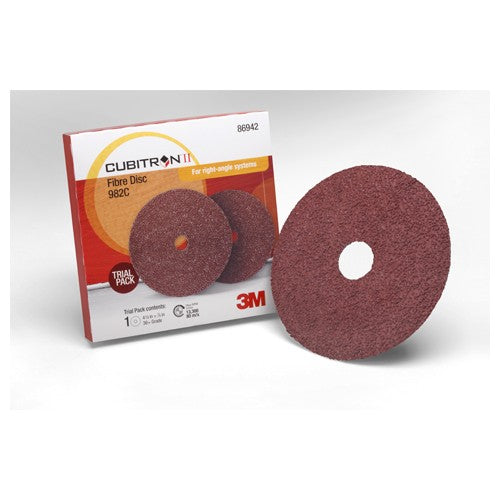 ‎3M Cubitron II Fibre Disc 982C 4-1/2″ × 7/8″ 36+ Trial Pack - Caliber Tooling