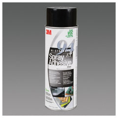 3M Hi-Strength Spray Adhesive 94 ET Low VOC <20% Clear 24 fl oz Can (Net Wt 19.8 oz) - Caliber Tooling