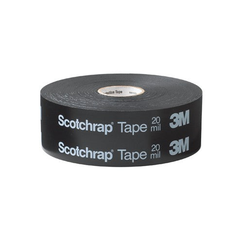 3M Scotchrap Vinyl Corrosion Protection Tape 51 1″ × 100 ft Unprinted Black - Caliber Tooling