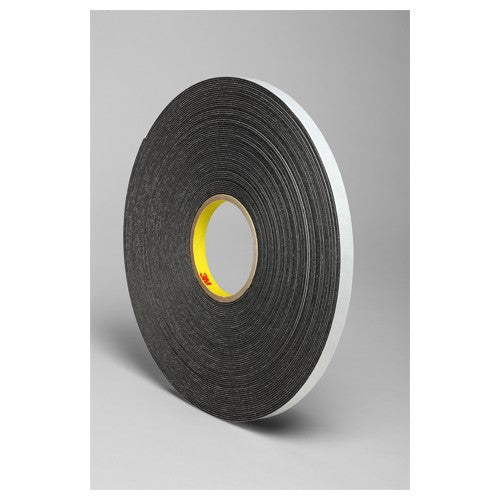 3M Double Coated Polyethylene Foam Tape 4466 Black 1/2″ × 36 yd 62mil - Caliber Tooling