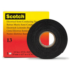 Scotch Electrical Semi-Conducting Tape 13 3/4″ × 15 ft Printed Black - Caliber Tooling