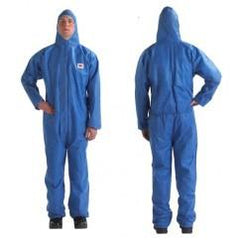 4215 2XL BLUE DISPOSABLE COVERALL - Caliber Tooling