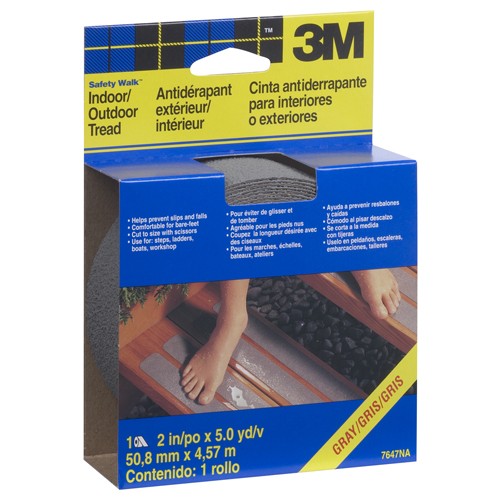 3M Safety-Walk Slip Resistant Tape 370G-R2X180 Grey 2″ × 15 ft (50.8 mm × 4.57 m) - Caliber Tooling