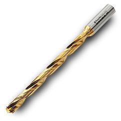 TD2500300S9R01 12xD Gold Twist Drill Body-Cylindrical Shank - Caliber Tooling