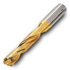 TD2000100S1R01 5xD Gold Twist Drill Body-Cylindrical Shank - Caliber Tooling