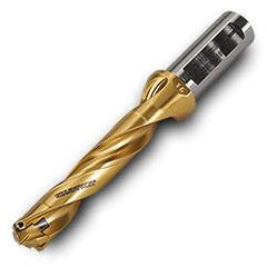 TD2100105C8R01 5xD Gold Twist Drill Body-Universal Flat Shank - Caliber Tooling