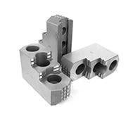 Hard Chuck Jaws - 1.5mm x 60 Serrations - Chuck Size 10" inches - Part #  MT-100HJ2 - Caliber Tooling