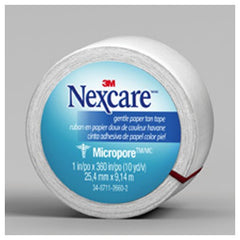 Nexcare Micropore Paper First Aid Tape 530-P1/2 1″ × 10 yds Wrapped - Caliber Tooling