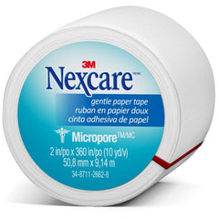 Nexcare Micropore Paper First Aid Tape 530-P1/2 2″ × 10 yds Wrapped - Caliber Tooling