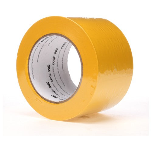 3M Vinyl Duct Tape 3903 Yellow 3″ × 50 yd 6.5 mil 18 per case Individually Wrapped Conveniently Packaged - Caliber Tooling