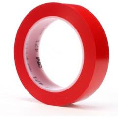 List 471 1" x 36 yds Vinyl Tape - Red - Caliber Tooling